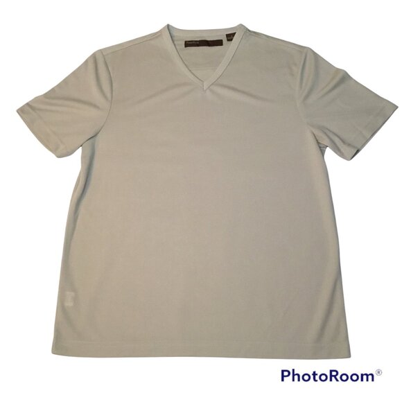PERRY ELLIS MEN'S V NECK PULL OVER SHIRT - Picture 1 of 3